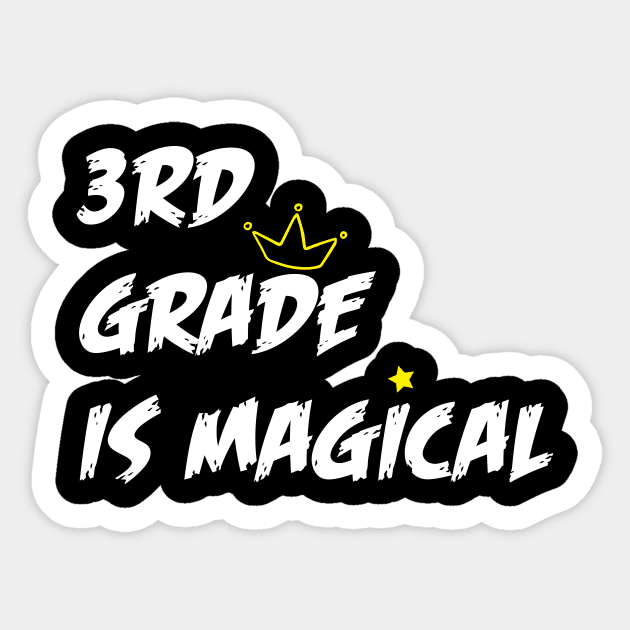 3rd grade is magical Sticker by Dizzyland